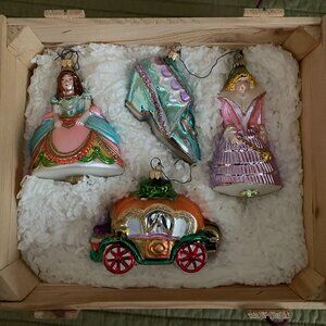 Polonaise Kurt S. Adler Cinderella Christmas Ornament set Wo…